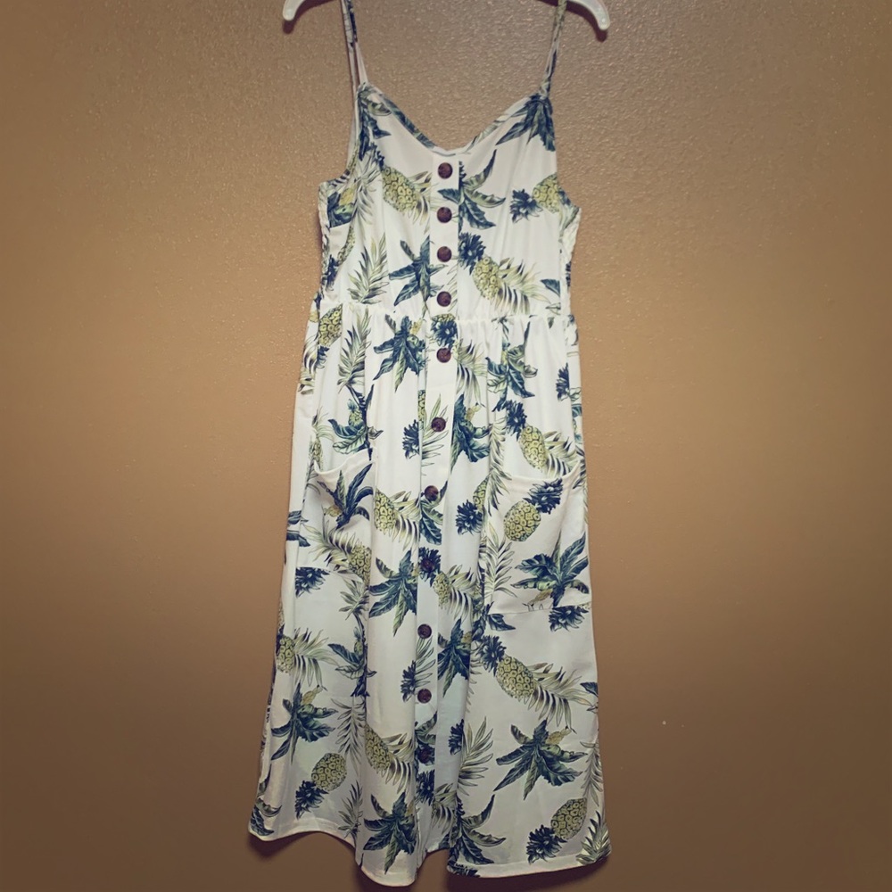 Pineapple Midi Sundress